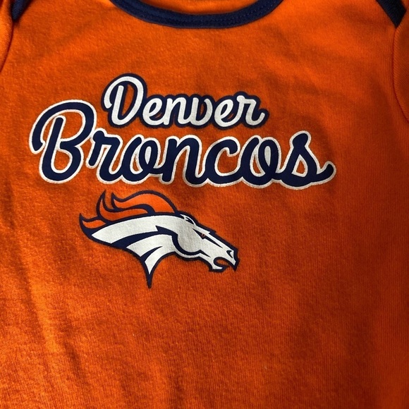 NFL Denver Broncos 6/9 12mo onesies - Picture 3 of 7